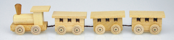 Miniatureisenbahn Personenzug